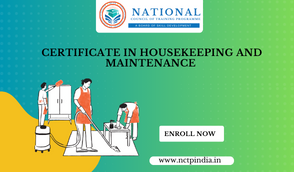 Certificate In Housekeeping And Maintenance